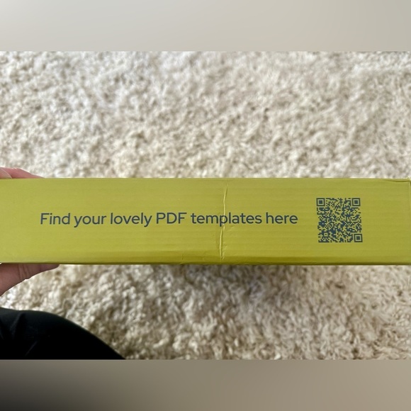 Recipe book with page protectors, dividers, and labels. New in box 11 x 11.5” - Picture 6 of 7